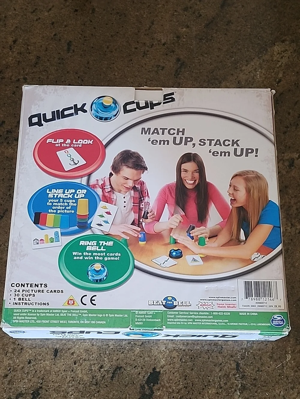 Quick Cups Kids Stacking Game by Spin Master - Ages 6+ - Includes All Pieces